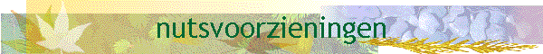 nutsvoorzieningen